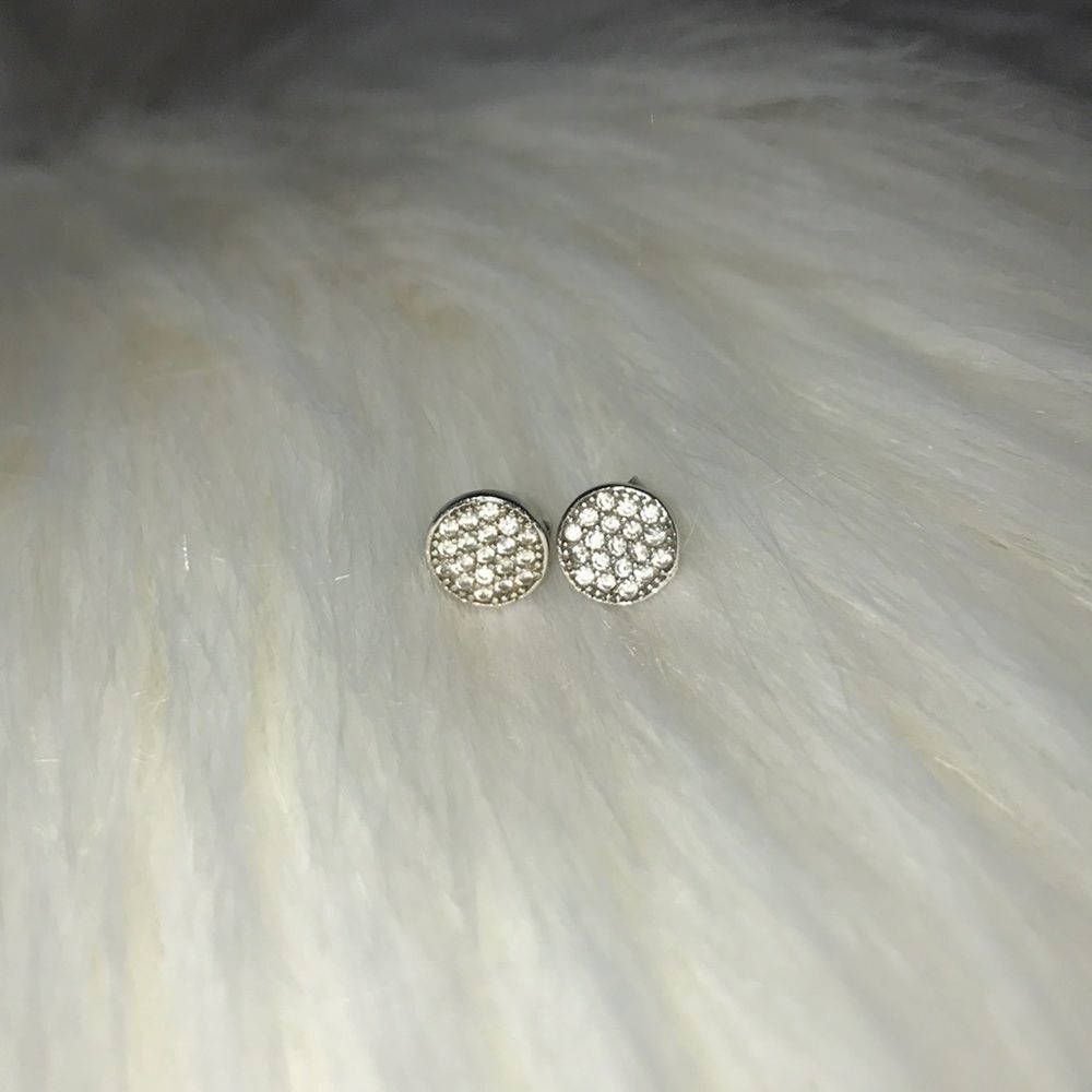 Rhinestone Stud Earrings